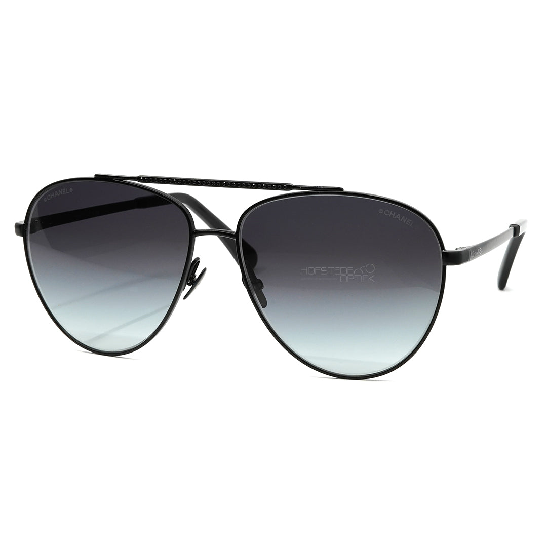 Chanel aviator 2024 sunglasses black